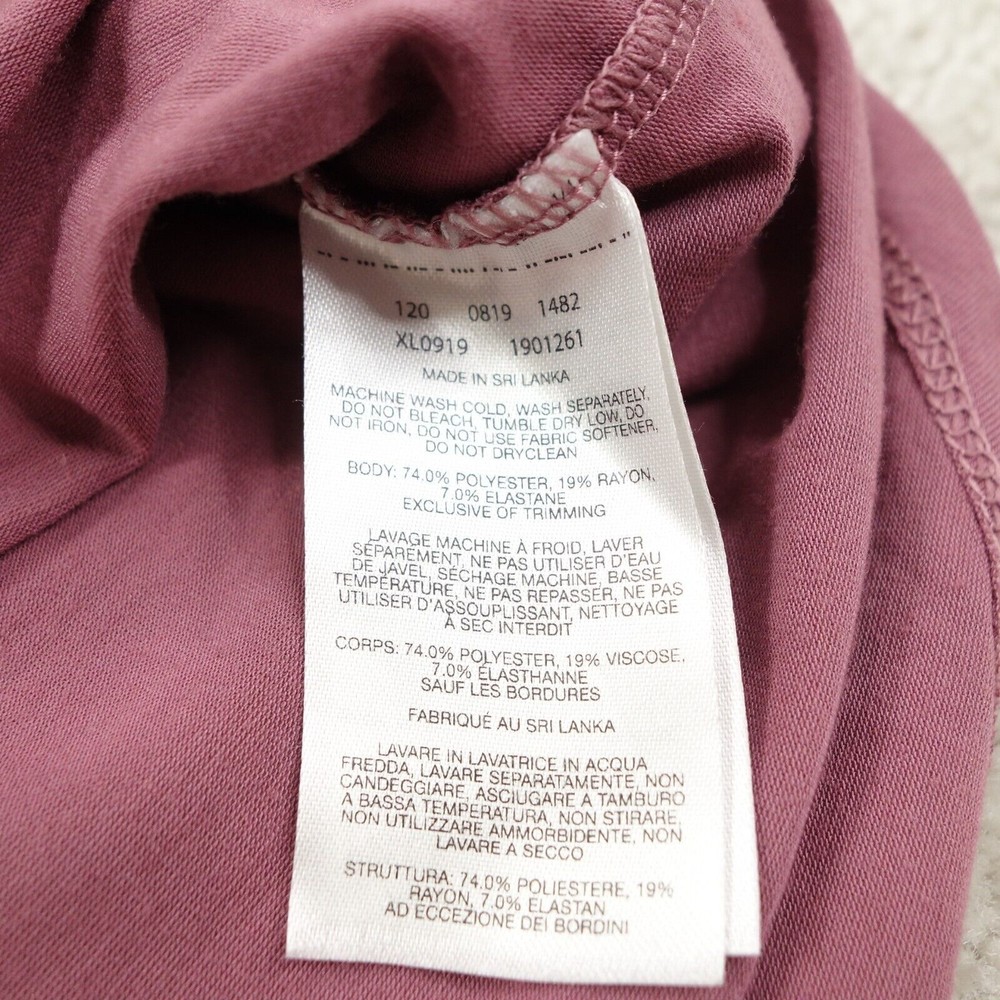 Columbia Shirt Women's Small Purple Mauve 3/4 Sleeve Stretch Pullover Outdoor - Picture 4 of 8